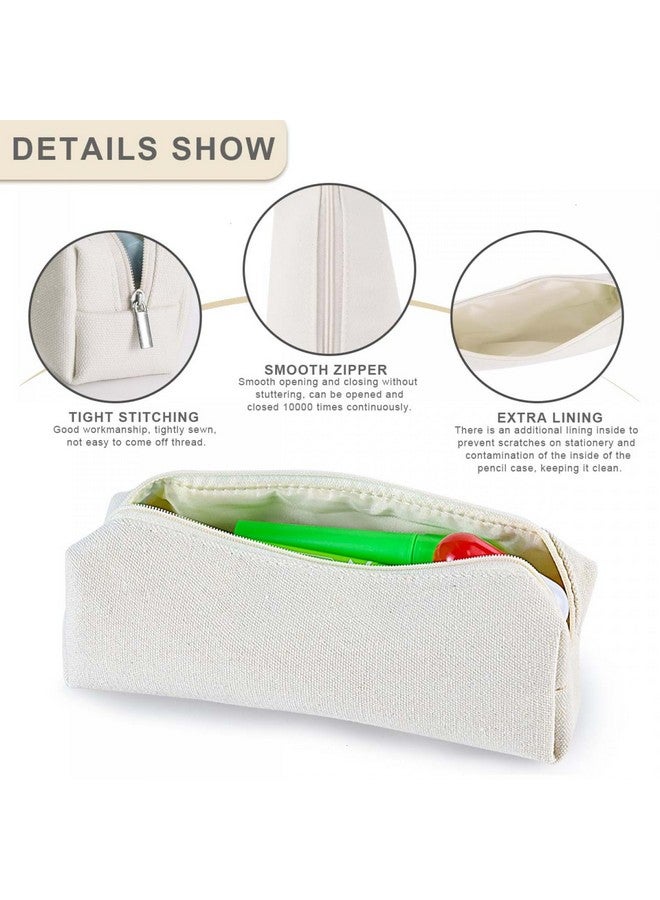 SenseYo Pencil Case Pouch for Stationery Organizer (Beige) - Image 4