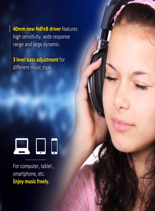 TAKSTAR PRO 82 Professional Studio Dynamic Monitor Headphone Headset Over-ear for Recording Monitoring Music Appreciation Game Playing with Aluminum Alloy Case - Image 2