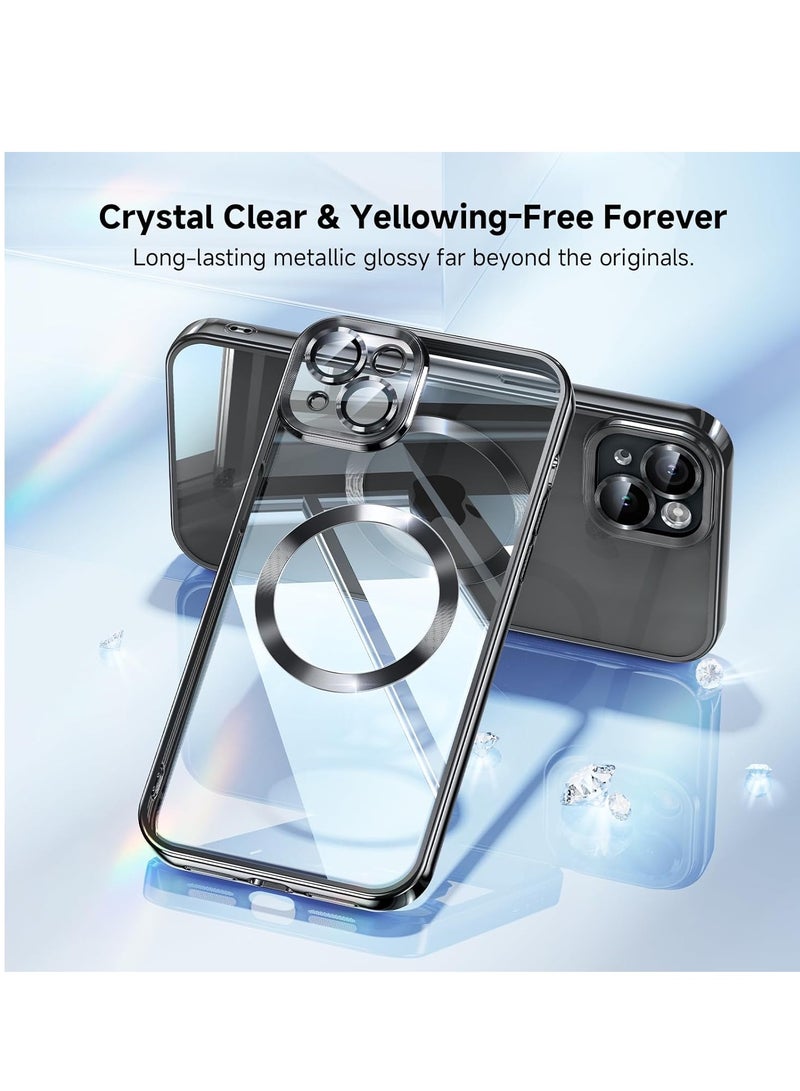 ELTRAZONE ELTRAZONE iPhone 13 Case with Integrated Camera Lens Protection – Military Grade Drop Protection, TOP N56 Magnets, MagSafe Compatible, Black - Image 4