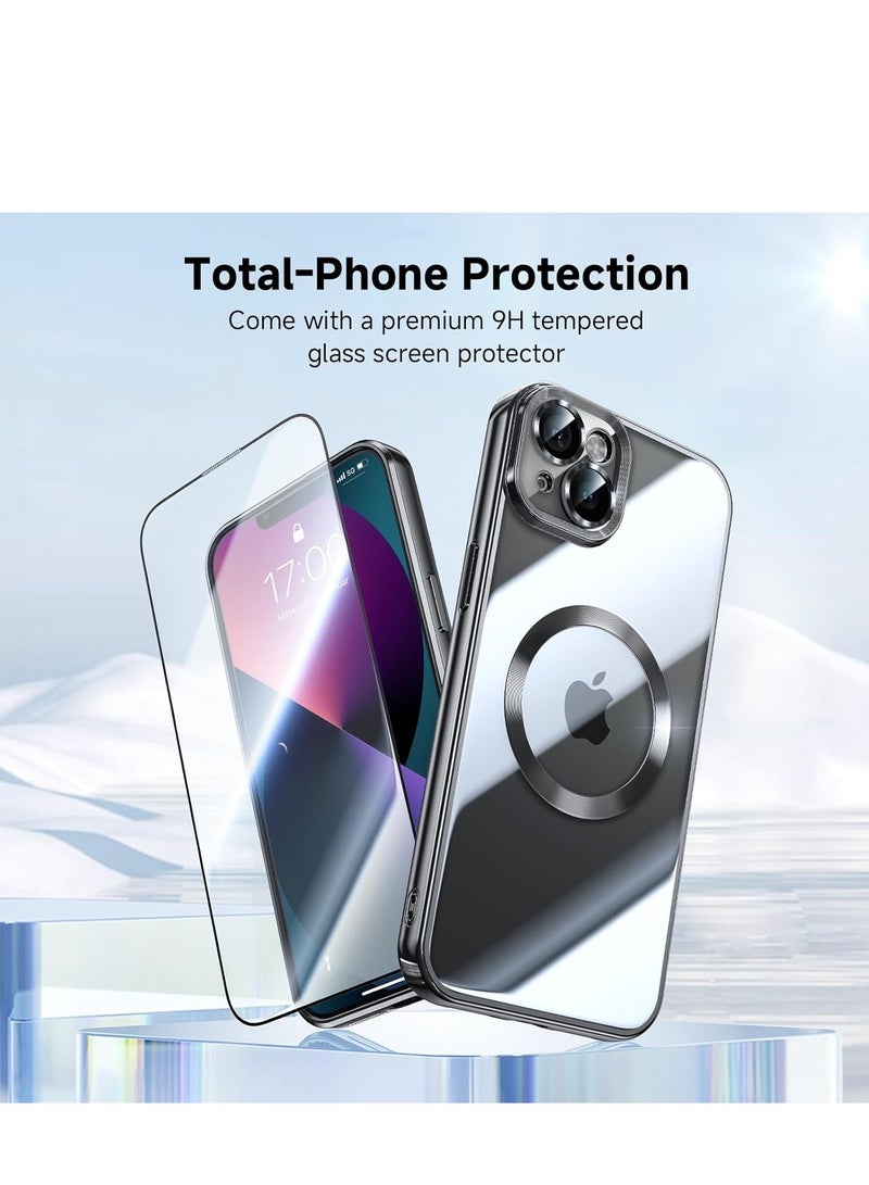 ELTRAZONE ELTRAZONE iPhone 13 Case with Integrated Camera Lens Protection – Military Grade Drop Protection, TOP N56 Magnets, MagSafe Compatible, Black - Image 2