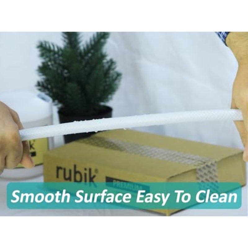 Shattaf Shower Hose Pipe with Metal connector, High Pressure Anti-twist PVC Explosion-Proof Encryption Bidet Hose - Image 3