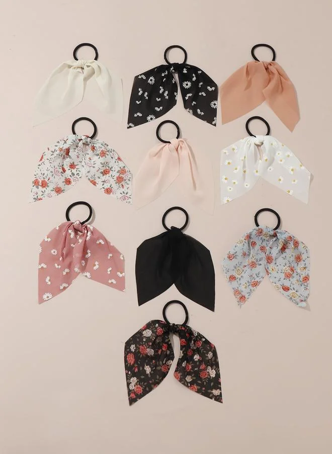 Take Two Take Two Set of 10 - Bow Hair Tie