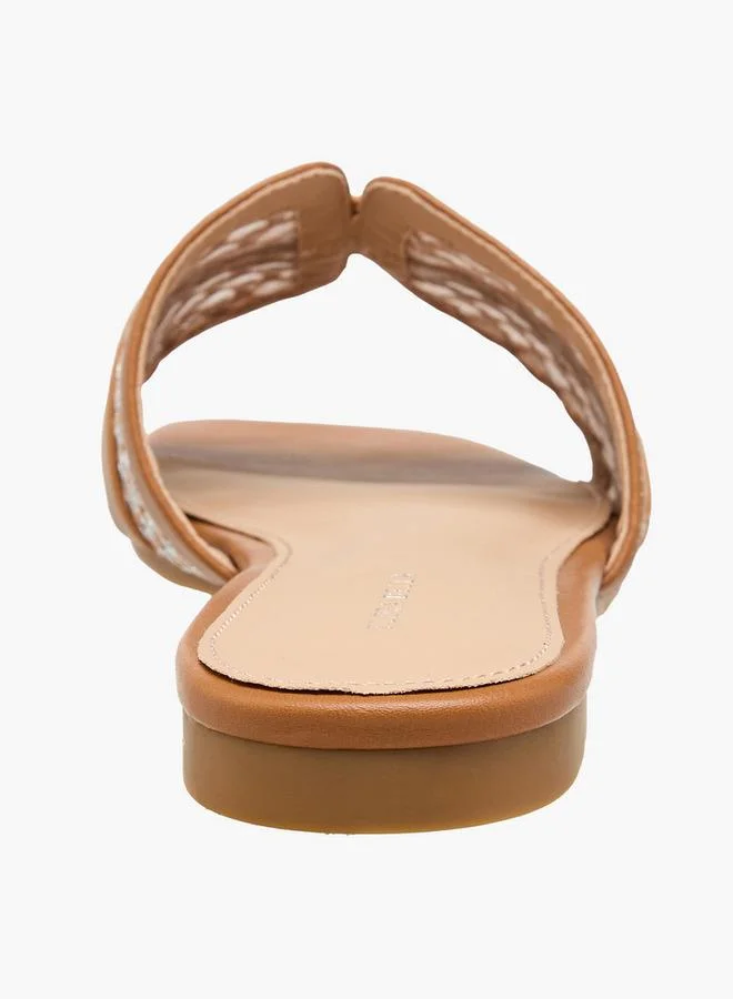 Flora Bella By Shoexpress TAN Flora Bella Women Mesh Detail Sandals for Women | Best Price UAE