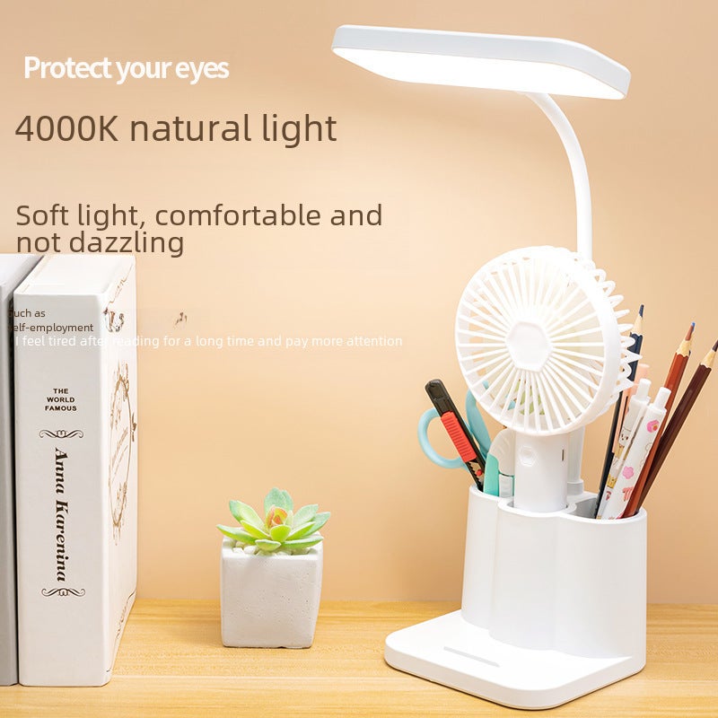 مصباح مكتب LED: أبيض بألوان ضوء قابلة للت調整 - حماية للعيون، بطارية ليثيوم مدمجة، تصميم إبداعي لغرف الطلاب، طاولات المكتب، وقراءة على جانب السرير - Image 5