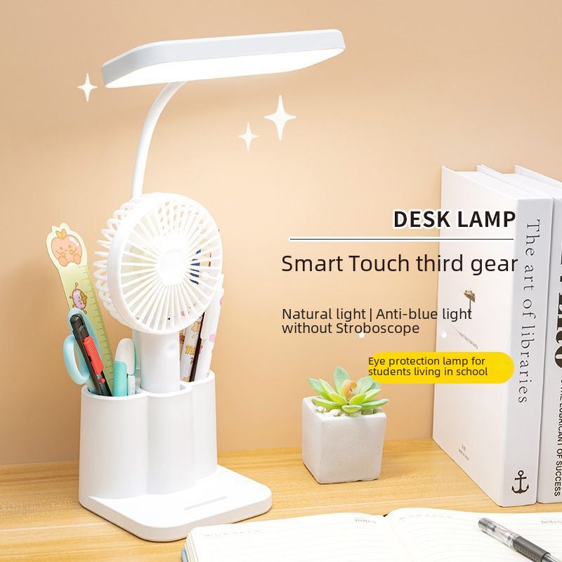 مصباح مكتب LED: أبيض بألوان ضوء قابلة للت調整 - حماية للعيون، بطارية ليثيوم مدمجة، تصميم إبداعي لغرف الطلاب، طاولات المكتب، وقراءة على جانب السرير - Image 3