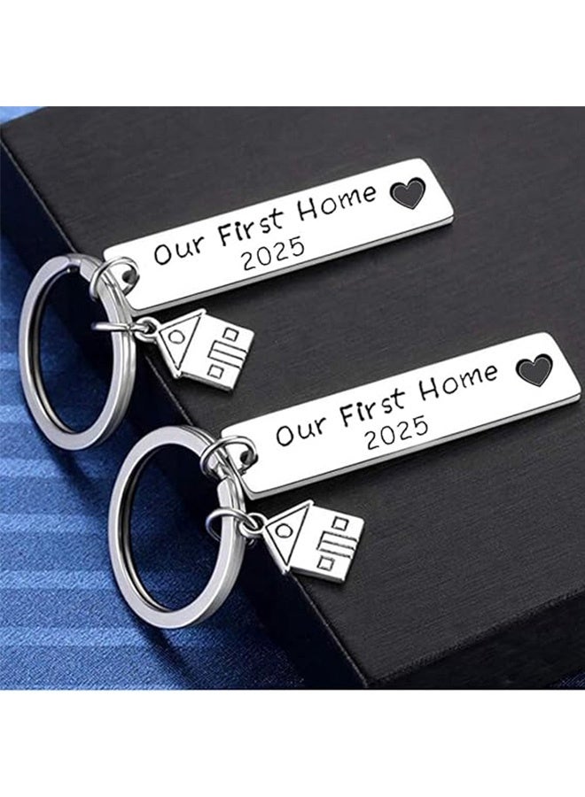 MXN 4 PCS Keychain, New Home Keychain House Keyrings 2025 Housewarming Gift, Keychain House Pendant Keyring for Home Decorative - Image 5