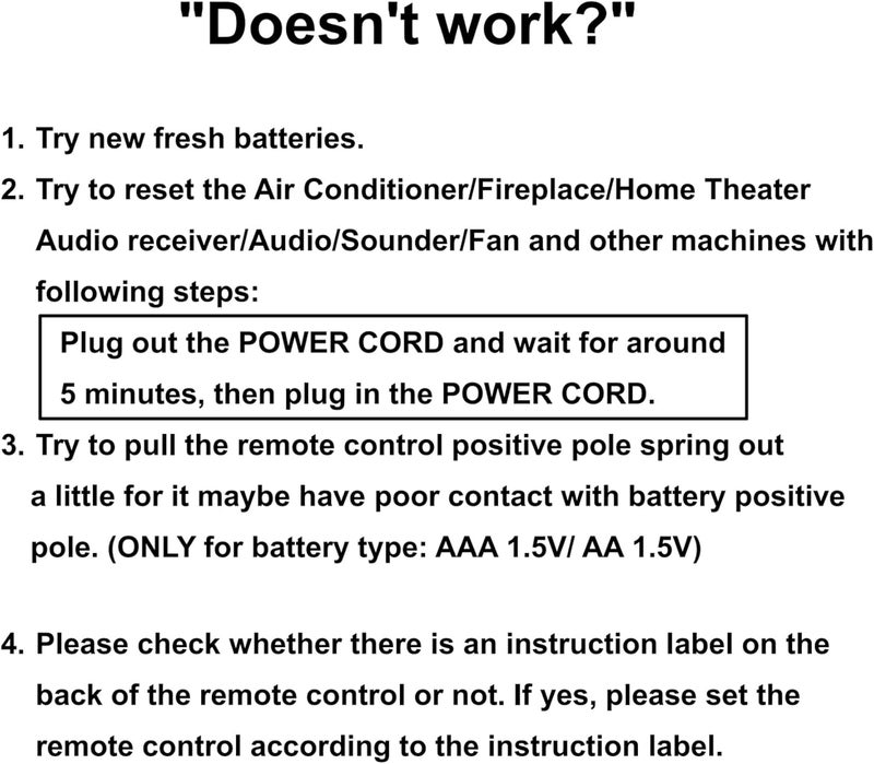 RCECAOSHAN Replacement for Frigidaire Air Conditioner Remote Control Listed in The Picture - Image 3