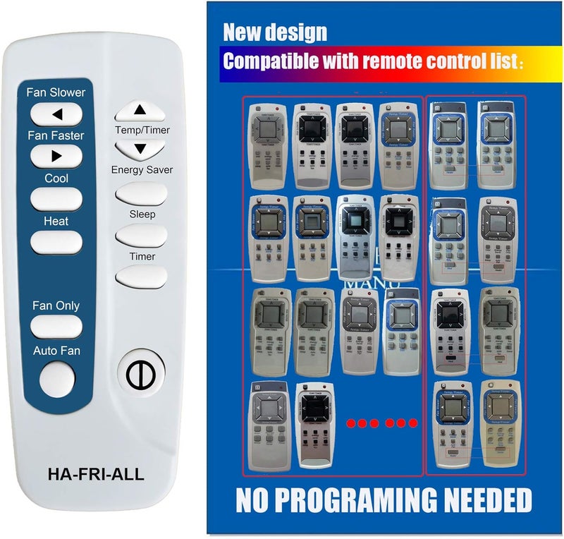 RCECAOSHAN Replacement for Frigidaire Air Conditioner Remote Control Listed in The Picture - Image 1