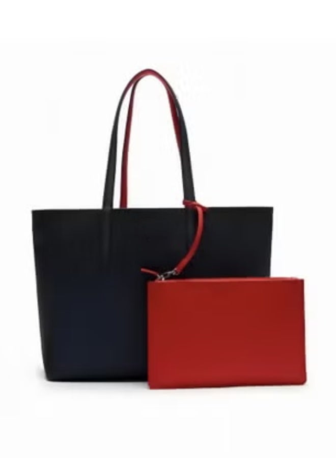 Women's Large Fashion Versatile Large Capacity Zipper Handbag Single Shoulder Bag Tote Bag - Image 5