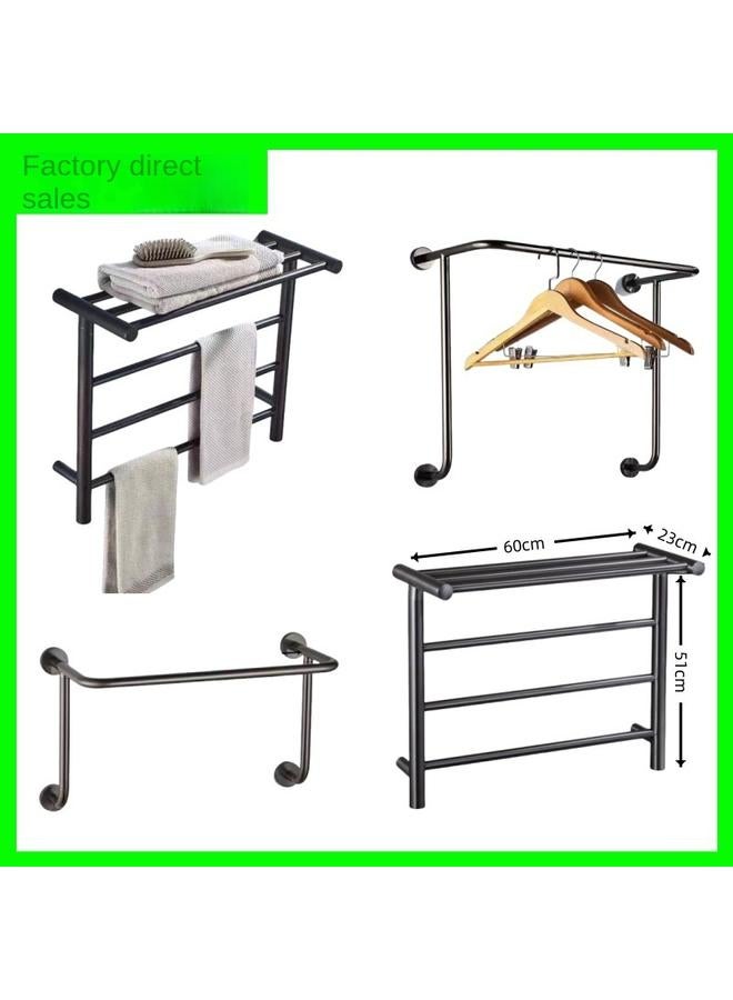 Bluejw Water Plated 304 Stainless Steel Seasonal Hotel Hanger Towel Rack Project Special Towel Rack Storage Rack Drying Rack  - Image 2