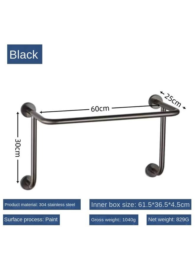 Bluejw Water Plated 304 Stainless Steel Seasonal Hotel Hanger Towel Rack Project Special Towel Rack Storage Rack Drying Rack  - Image 1