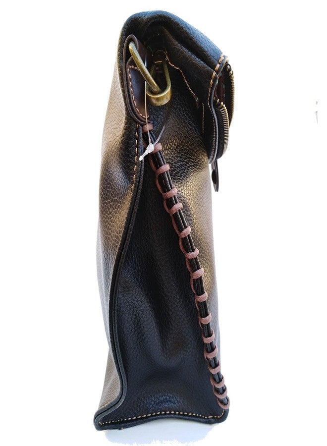 Chala Charming Crossbody Bag Shoulder Handbag With Flap Top and Zipper- Black (HummingBird) - Image 5