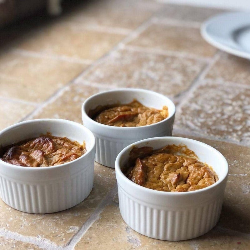 Generic White Porcelain Ramekin Bowls, 7 cm x 3 cm, Set of 6, Microwave and Oven Safe .nin - Image 1