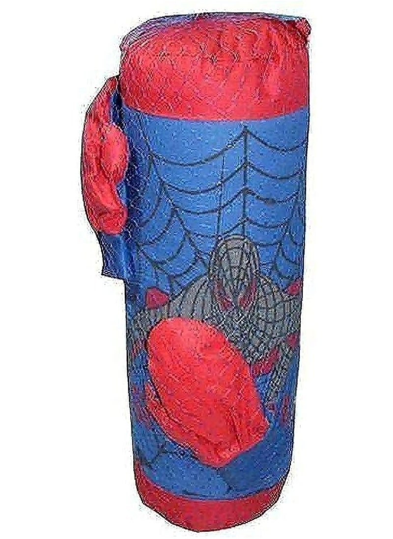SPIDERMAN Kids Boxing Punching Bag Set with Gloves – 50x18CM Kickboxing Training Toy for Boys & Girls – Safe & Fun Energy Buster 🥊🎉  - Image 1