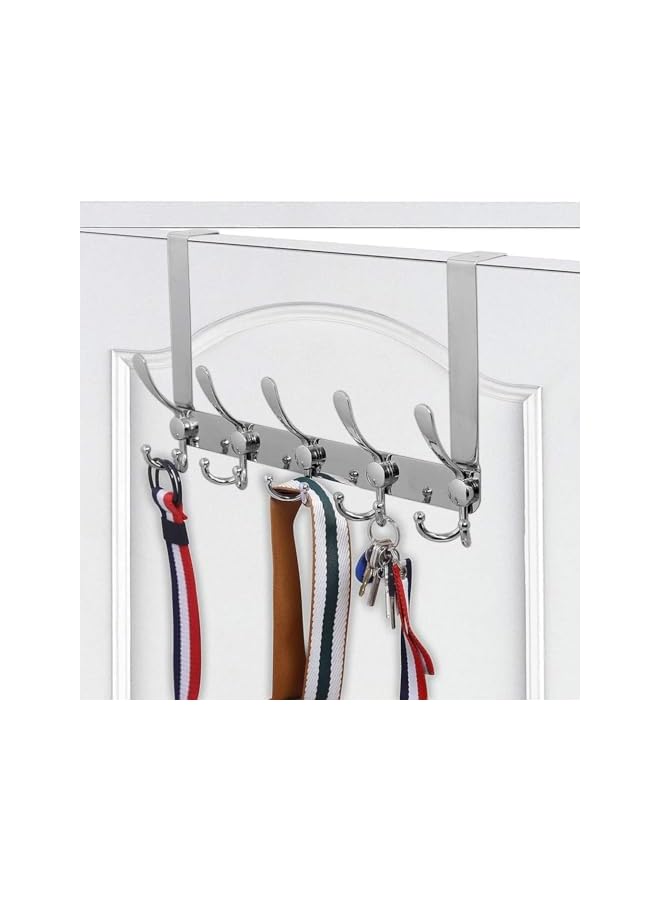 promass Door Hanger, Over Door Hooks Hanger, Door Hangers for Bedrooms, Stainless Steel Hooks Over Door Coat Hooks - Image 2