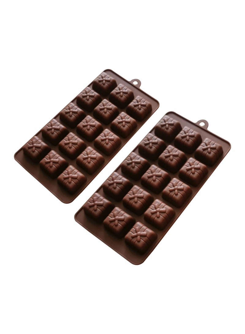 3D Silicone Chocolate Mold Candy Cookie Baking Fondant Mold Cake Decoration Tool ( 2 Pcs)  - Image 3