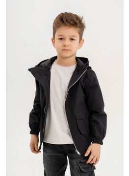 Gold Class Kidswear Hooded Waterproof Raincoat with Pocket for Boys  - Image 1