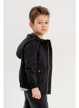 Gold Class Kidswear Hooded Waterproof Raincoat with Pocket for Boys  - Image 3