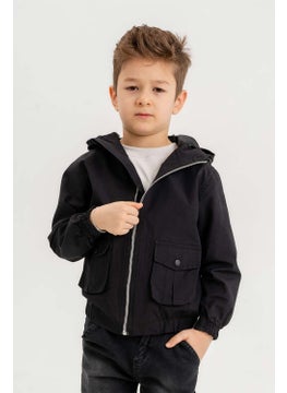 Gold Class Kidswear Hooded Waterproof Raincoat with Pocket for Boys  - Image 5