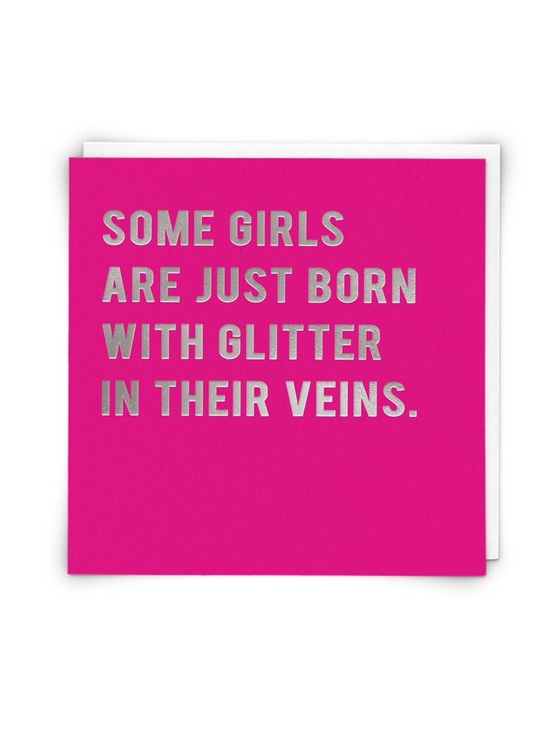 Redback Cards Glitter Greeting Card