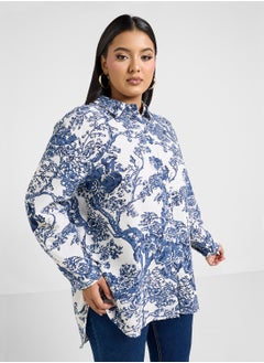 Ella Plus Printed Top  - Image 1