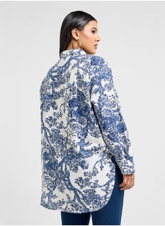 Ella Plus Printed Top  - Image 2