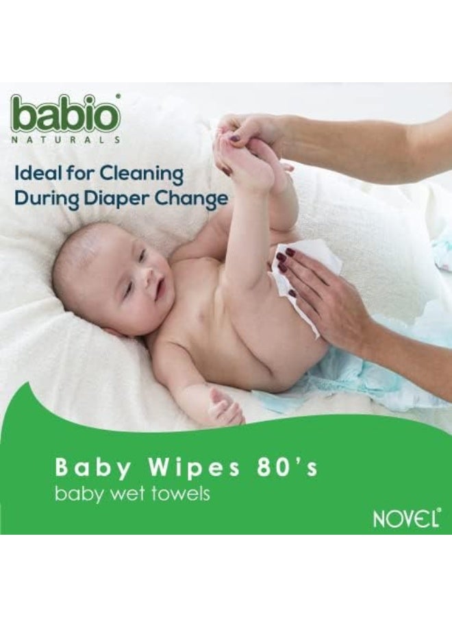 NOVEL Baby Wet Wipes/Pack With Lid (Pack of 6-80 Sheet) - Image 5
