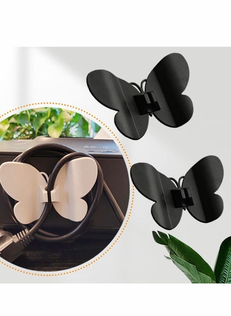 Excefore - Cord Holder, 4 Pcs Cord Wrap Butterfly Power Cord Holder, Silicone Cord Keeper, Cord Shortener, Cord Organizer For Kitchen Aid Cable Organizer - Image 1