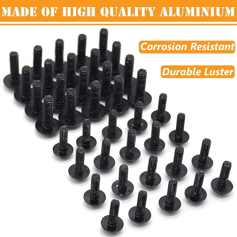 BACLAUGH Complete Fairing Bolts Screws Bodywork Kit Replacement For Kawasak Suzuki Honda Ducati Yamaha BMW GSXR Motorcycle Black - Image 2