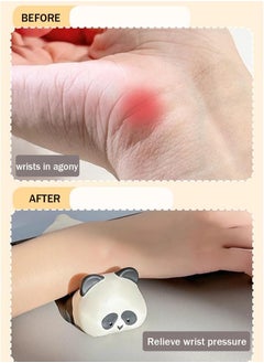 Bukela Upgrade Ergonomic Memory Foam Wrist Rest Support for Mouse Computer Arm Rest for Desk Cute Animals Wrist Pad Office Supplies Slow Rising PU Wrist Pad  - Image 2