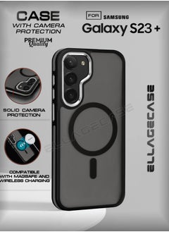 Stylish Case for Samsung Galaxy S23 Plus, Solid Camera Protection, Shockproof, Enhanced Protection, Compatible with Magsafe and Wireless Charging