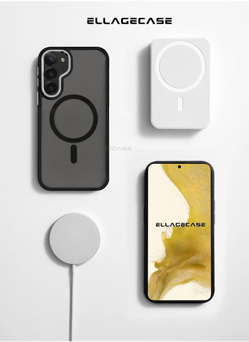ELLAGECASE - Stylish Case for Samsung Galaxy S23 Plus, Solid Camera Protection, Shockproof, Enhanced Protection, Compatible with Magsafe and Wireless Charging - Image 1