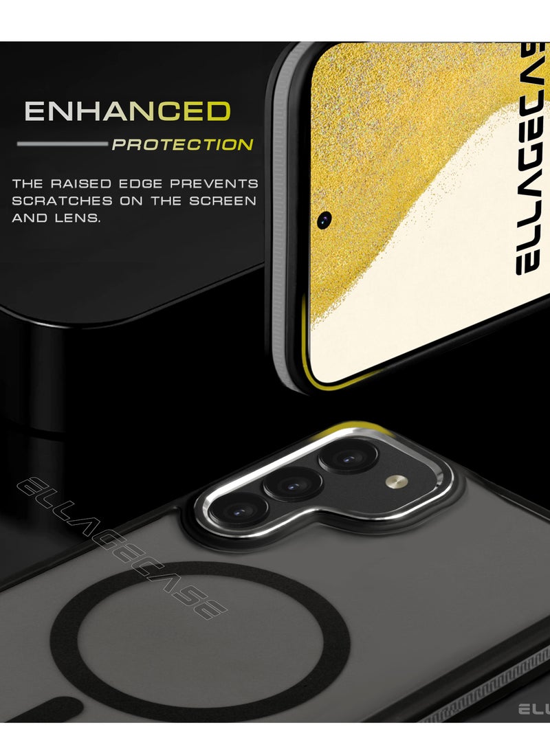 ELLAGECASE - Stylish Case for Samsung Galaxy S23 Plus, Solid Camera Protection, Shockproof, Enhanced Protection, Compatible with Magsafe and Wireless Charging - Image 1