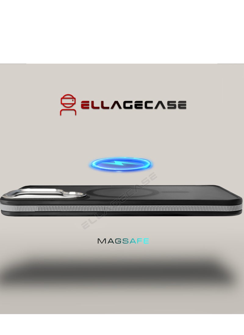ELLAGECASE - Stylish Case for Samsung Galaxy S23 Plus, Solid Camera Protection, Shockproof, Enhanced Protection, Compatible with Magsafe and Wireless Charging - Image 1