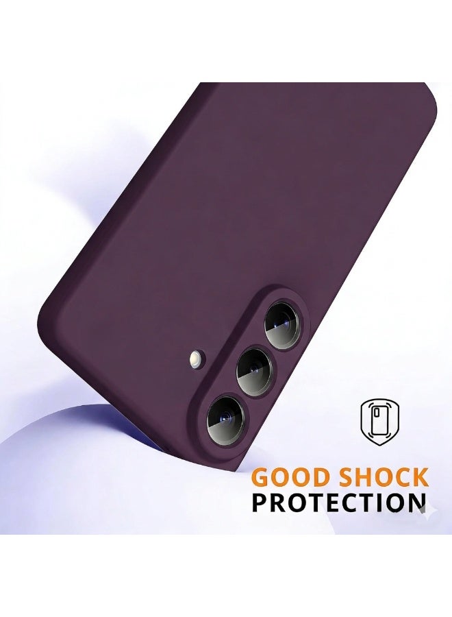 Samsung Galaxy S26 Plus Case Silicone Soft Rubber Gel Protective Cover For Galaxy S26 Plus Matte Plain Solid Color Cover with Camera Protection For Samsung Galaxy S26 Plus 6.7-inch - Image 5