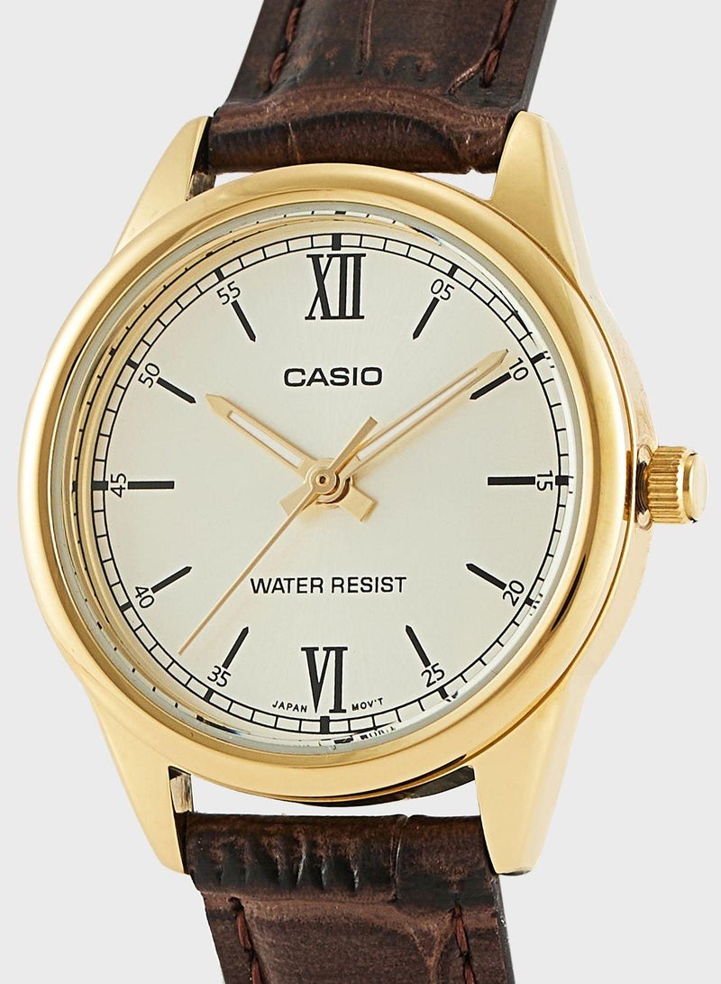 CASIO Pu Strap Analog Watch - Image 2