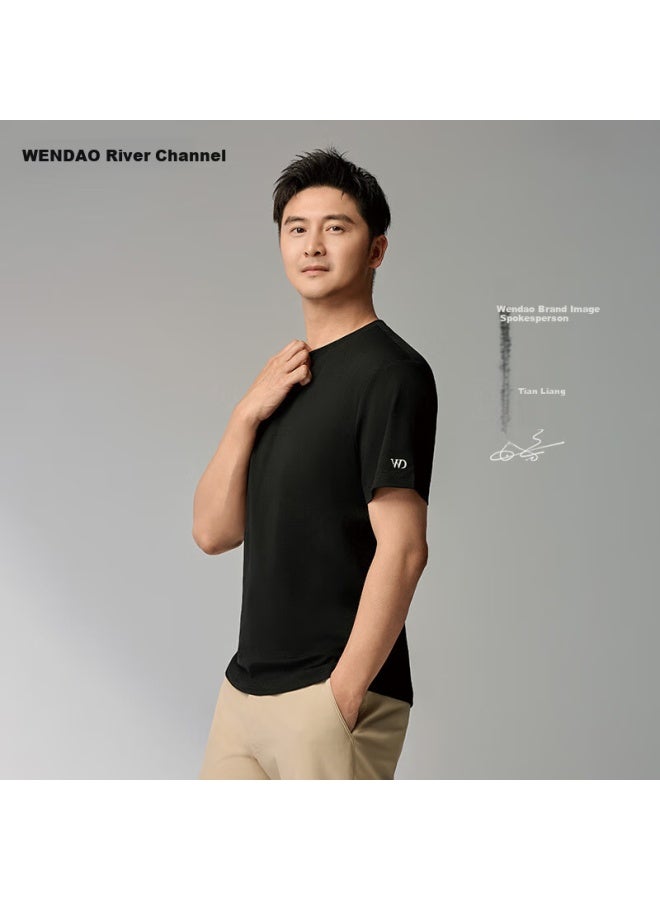 ASK Wandering Tao summer Outdoor Leisure Sports Round Neck T-shirt W8107 White 2XL - Image 5