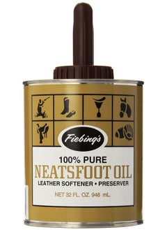Fiebing's Fiebing's Pure Neatsfoot Oil with Applicator, 32 oz  - Image 1