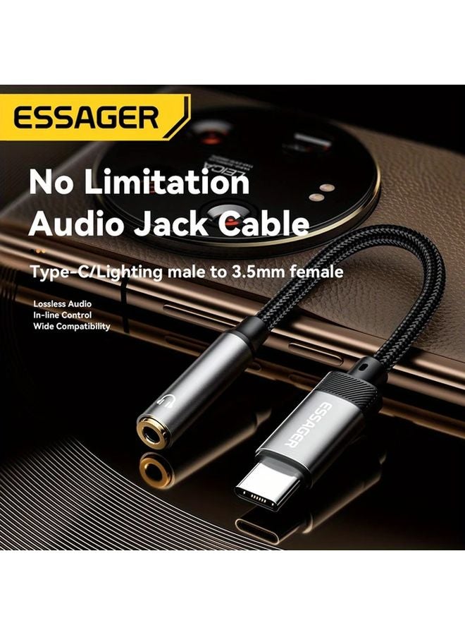 محول من Type C إلى 3.5 ملم كابل مساعد ذكر إلى أنثى لآيفون 15 14 13 سامسونج S23 S22 ماك بوك - Image 4