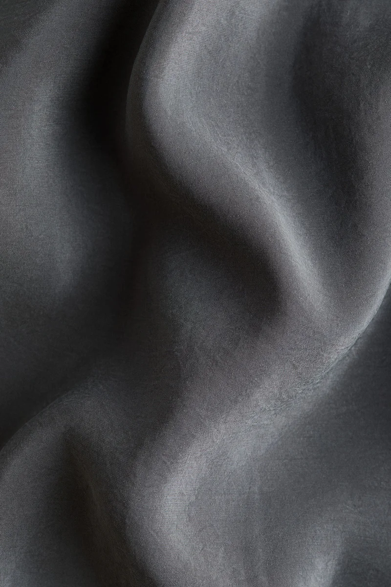 H&M Modal-blend bubble-hem blouse