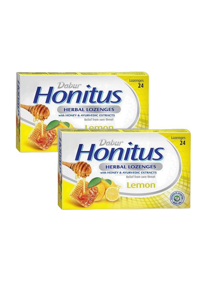 Dabur أقراص دابر هيربال هونيترس - ليمون عبوة من 2 - Image 1