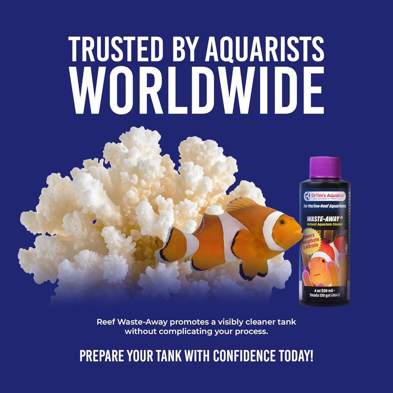 DrTim's Aquatics Waste-Away Natural Aquarium Cleaner for Marine-Reef Aquariums - 4 oz - Image 5