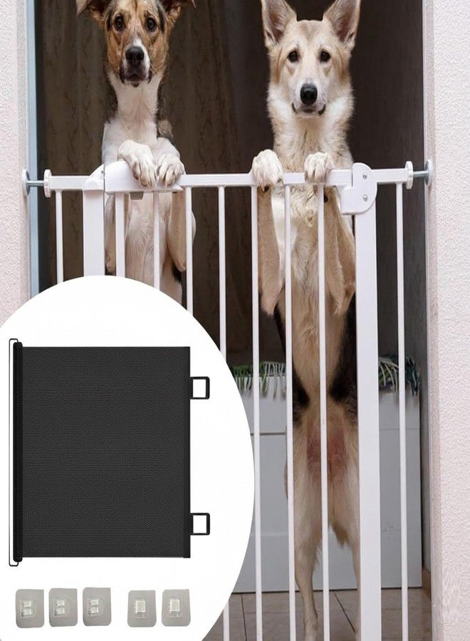 SHREVI Retractable Mesh Dog Gate | Adjustable Roller Pet Safety Fence for Doorways, Hallways & Stairs | Wide Indoor Retractable Pet Gate for Puppies, Dogs & Toddlers - Image 5