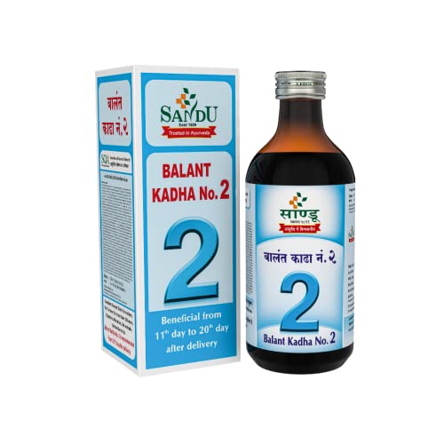 Sandu Pharmaceuticals Ltd Sandu Balant Kadha No. 2 | Ayurvedic Post Pregnancy Tonic For Normalizing & Strengthening Of Uterus | 200 Ml,Drop. - Image 1