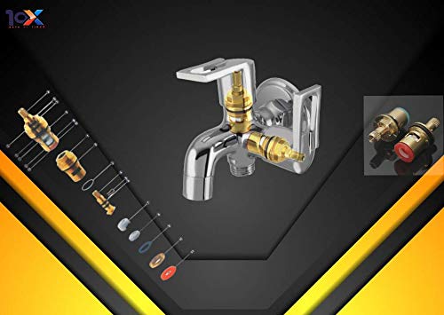 10X Bib Tap 2 in 1 SQ-5578 for Bathroom/Kitchen Wall Mount - Image 4