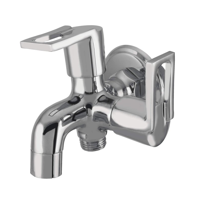 10X Bib Tap 2 in 1 SQ-5578 for Bathroom/Kitchen Wall Mount - Image 1