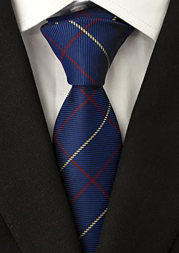 Adulove Men's Necktie Classic Silk Tie Woven Jacquard Neck Ties 6 PCS - Image 3
