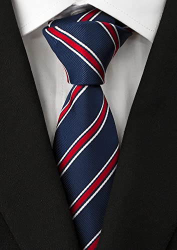Adulove Men's Necktie Classic Silk Tie Woven Jacquard Neck Ties 6 PCS - Image 5