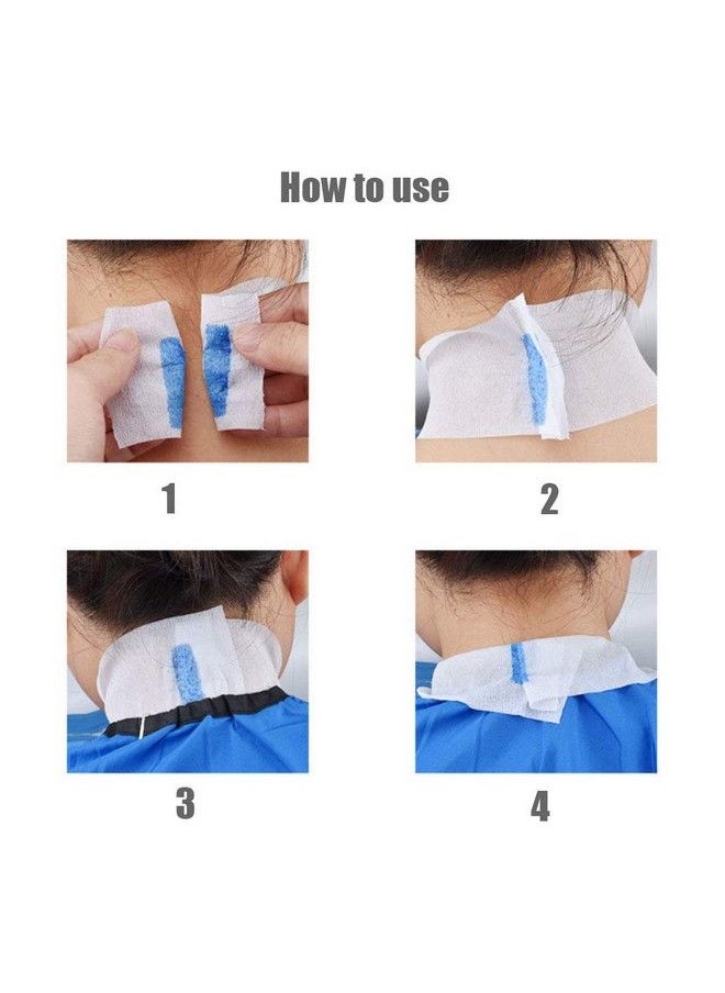 ericotry - 2Rolls Disposable Barber Neck Strip Neck Band Barber Neck Paper Hairdressing Stretchy Wrap Strip Hair Cutting Supplies - Image 1