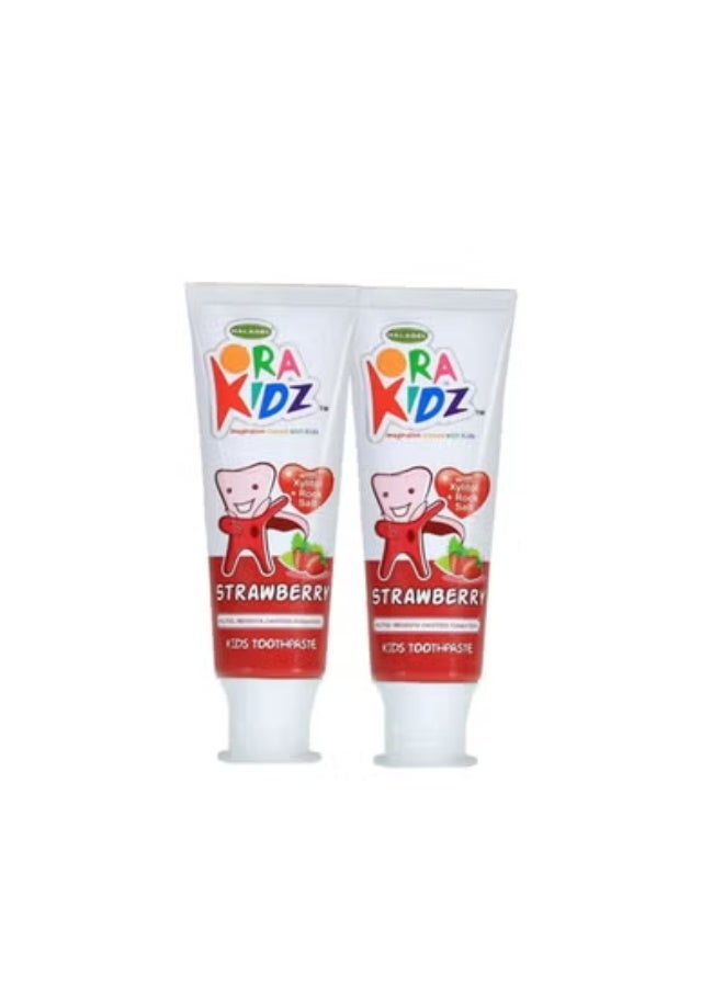 Orakidz Toothpaste by Halagel - Strawberry (50g) - Pack of 2